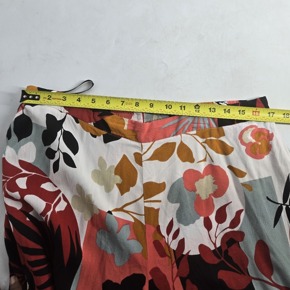 Colorful Abstract Patterned Pullon Pants 1X - Picture 9 of 10